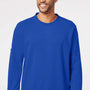 Adidas Mens Fleece Crewneck Sweatshirt - Collegiate Royal Blue - NEW
