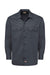 Dickies 5574 Mens Moisture Wicking Long Sleeve Button Down Work Shirt w/ Double Pockets Charcoal Grey Flat Front