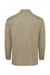 Dickies 5574 Mens Moisture Wicking Long Sleeve Button Down Work Shirt w/ Double Pockets Khaki Flat Back