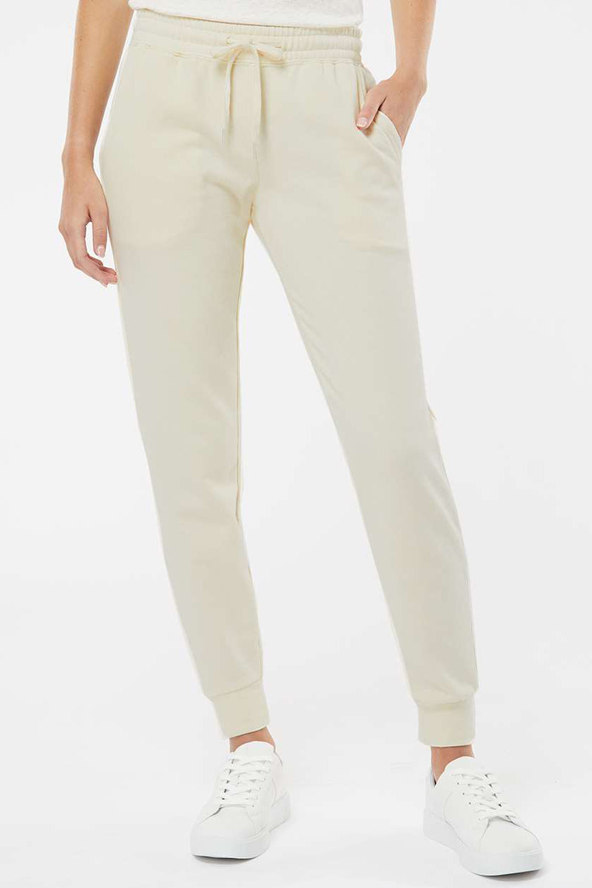 Independent Trading Company PRM20PNT Womens California Wave Wash Sweatpants w/ Pockets Bone Model Front