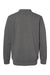 Adidas A434 Mens Fleece Crewneck Sweatshirt Heather Dark Grey Flat Back