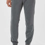 Adidas Mens Fleece Jogger Sweatpants w/ Pockets - Heather Dark Grey - NEW