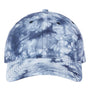 The Game Mens Tie-Dye Twill Adjustable Hat - Navy Tonal - NEW