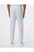 Independent Trading Co. PRM50PTTD Mens Tie-Dye Fleece Sweatpants w/ Pockets Cotton Candy Model Back