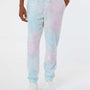 Independent Trading Co. Mens Tie-Dye Fleece Sweatpants w/ Pockets - Cotton Candy - NEW