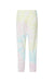 Independent Trading Co. PRM50PTTD Mens Tie-Dye Fleece Sweatpants w/ Pockets Sunset Swirl Flat Back