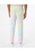 Independent Trading Co. PRM50PTTD Mens Tie-Dye Fleece Sweatpants w/ Pockets Sunset Swirl Model Back