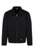 Dickies JT78 Mens Unlined Industrial Stain Resistant Eisenhower Full Zip Jacket Black Flat Front