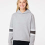 MV Sport Womens Sueded Fleece Thermal Lined Hooded Sweatshirt Hoodie - Heather Grey/Ash Grey/Charcoal Grey - NEW