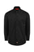 Dickies L535 Mens Industrial Wrinkle Resistant Long Sleeve Button Down Work Shirt w/ Double Pockets Black Flat Front