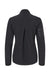 Adidas A268 Womens 3 Stripes Full Zip Jacket Black Flat Back