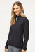 Adidas A268 Womens 3 Stripes Full Zip Jacket Black Model Side