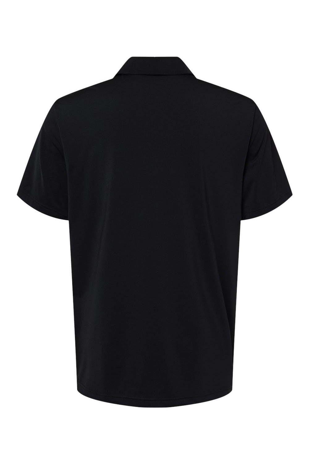 Adidas A514 Mens Ultimate Short Sleeve Polo Shirt Black Flat Back