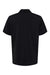 Adidas A514 Mens Ultimate Moisture Wicking Short Sleeve Polo Shirt Black Flat Back