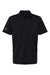 Adidas A514 Mens Ultimate Moisture Wicking Short Sleeve Polo Shirt Black Flat Front