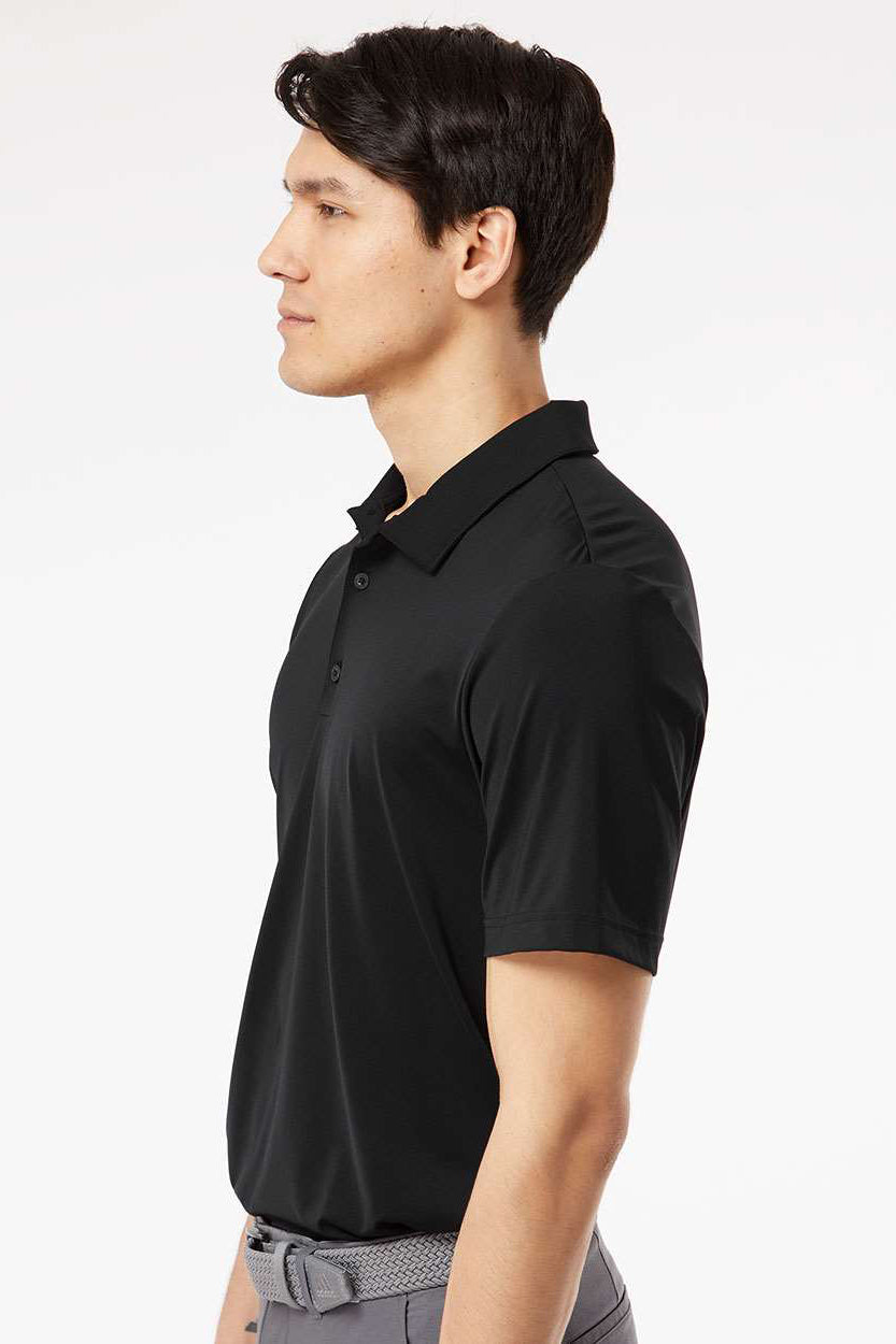 Adidas A514 Mens Ultimate Short Sleeve Polo Shirt Black Model Side