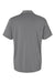 Adidas A514 Mens Ultimate Moisture Wicking Short Sleeve Polo Shirt Grey Flat Back