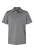 Adidas A514 Mens Ultimate Moisture Wicking Short Sleeve Polo Shirt Grey Flat Front