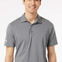 Adidas Mens Ultimate Moisture Wicking Short Sleeve Polo Shirt - Grey - NEW
