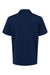Adidas A514 Mens Ultimate Moisture Wicking Short Sleeve Polo Shirt Team Navy Blue Flat Back
