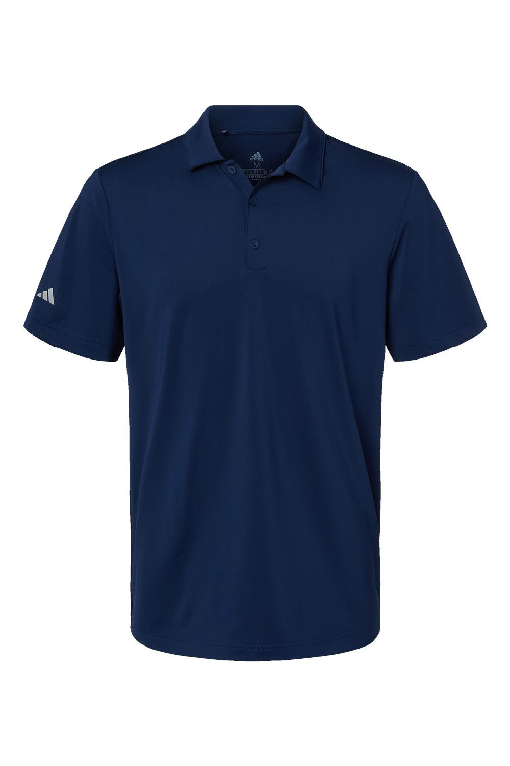 Adidas A514 Mens Ultimate Short Sleeve Polo Shirt Team Navy Blue Flat Front