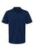 Adidas A514 Mens Ultimate Moisture Wicking Short Sleeve Polo Shirt Team Navy Blue Flat Front