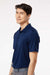 Adidas A514 Mens Ultimate Short Sleeve Polo Shirt Team Navy Blue Model Side