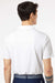 Adidas A514 Mens Ultimate Moisture Wicking Short Sleeve Polo Shirt White Model Back