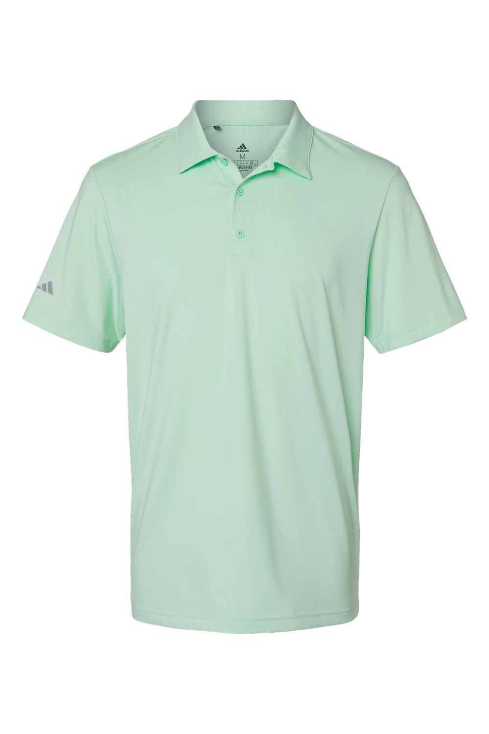 Adidas A514 Mens Ultimate Short Sleeve Polo Shirt Clear Mint Flat Front