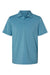 Adidas A514 Mens Ultimate Short Sleeve Polo Shirt Hazy Blue Flat Front