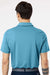 Adidas A514 Mens Ultimate Short Sleeve Polo Shirt Hazy Blue Model Back