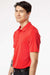 Adidas A514 Mens Ultimate Moisture Wicking Short Sleeve Polo Shirt Real Coral Model Side