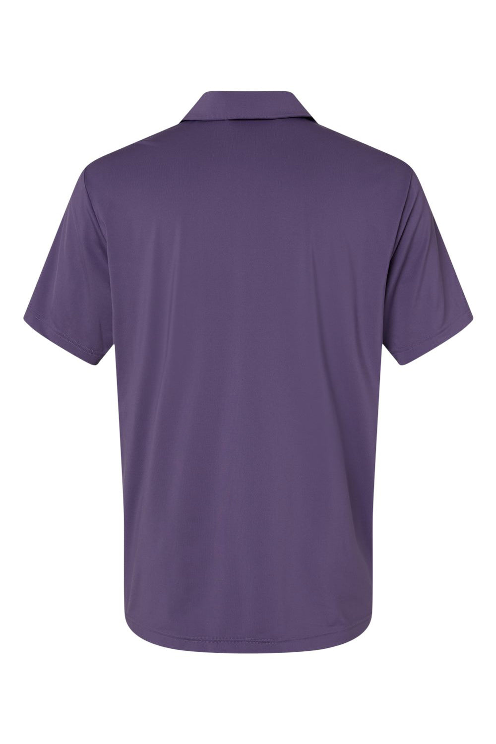 Adidas A514 Mens Ultimate Short Sleeve Polo Shirt Tech Purple Flat Back