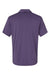 Adidas A514 Mens Ultimate Moisture Wicking Short Sleeve Polo Shirt Tech Purple Flat Back