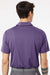 Adidas A514 Mens Ultimate Short Sleeve Polo Shirt Tech Purple Model Back