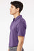 Adidas A514 Mens Ultimate Short Sleeve Polo Shirt Tech Purple Model Side