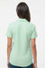 Adidas A515 Womens Ultimate Moisture Wicking Short Sleeve Polo Shirt Clear Mint Model Back