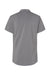 Adidas A515 Womens Ultimate Moisture Wicking Short Sleeve Polo Shirt Grey Flat Back