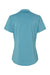 Adidas A515 Womens Ultimate Short Sleeve Polo Shirt Hazy Blue Flat Back
