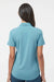 Adidas A515 Womens Ultimate Short Sleeve Polo Shirt Hazy Blue Model Back