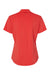 Adidas A515 Womens Ultimate Moisture Wicking Short Sleeve Polo Shirt Real Coral Flat Back
