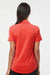 Adidas A515 Womens Ultimate Moisture Wicking Short Sleeve Polo Shirt Real Coral Model Back