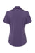 Adidas A515 Womens Ultimate Short Sleeve Polo Shirt Tech Purple Flat Back