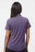 Adidas A515 Womens Ultimate Moisture Wicking Short Sleeve Polo Shirt Tech Purple Model Back