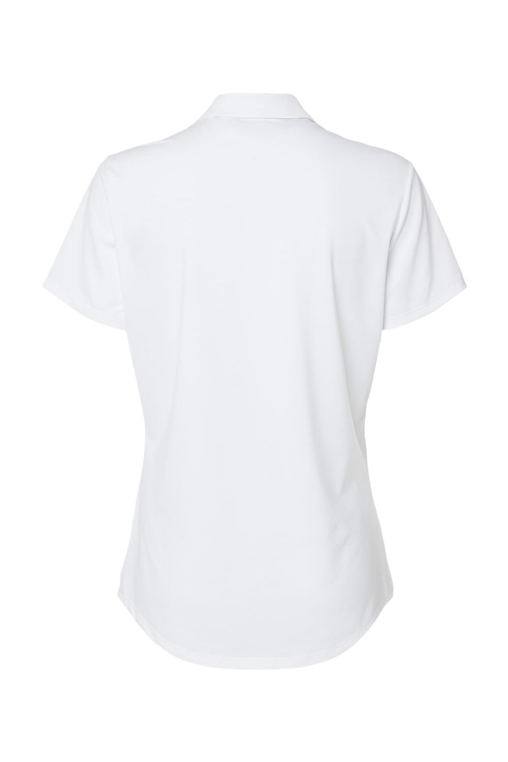 Adidas A515 Womens Ultimate Short Sleeve Polo Shirt White Flat Back