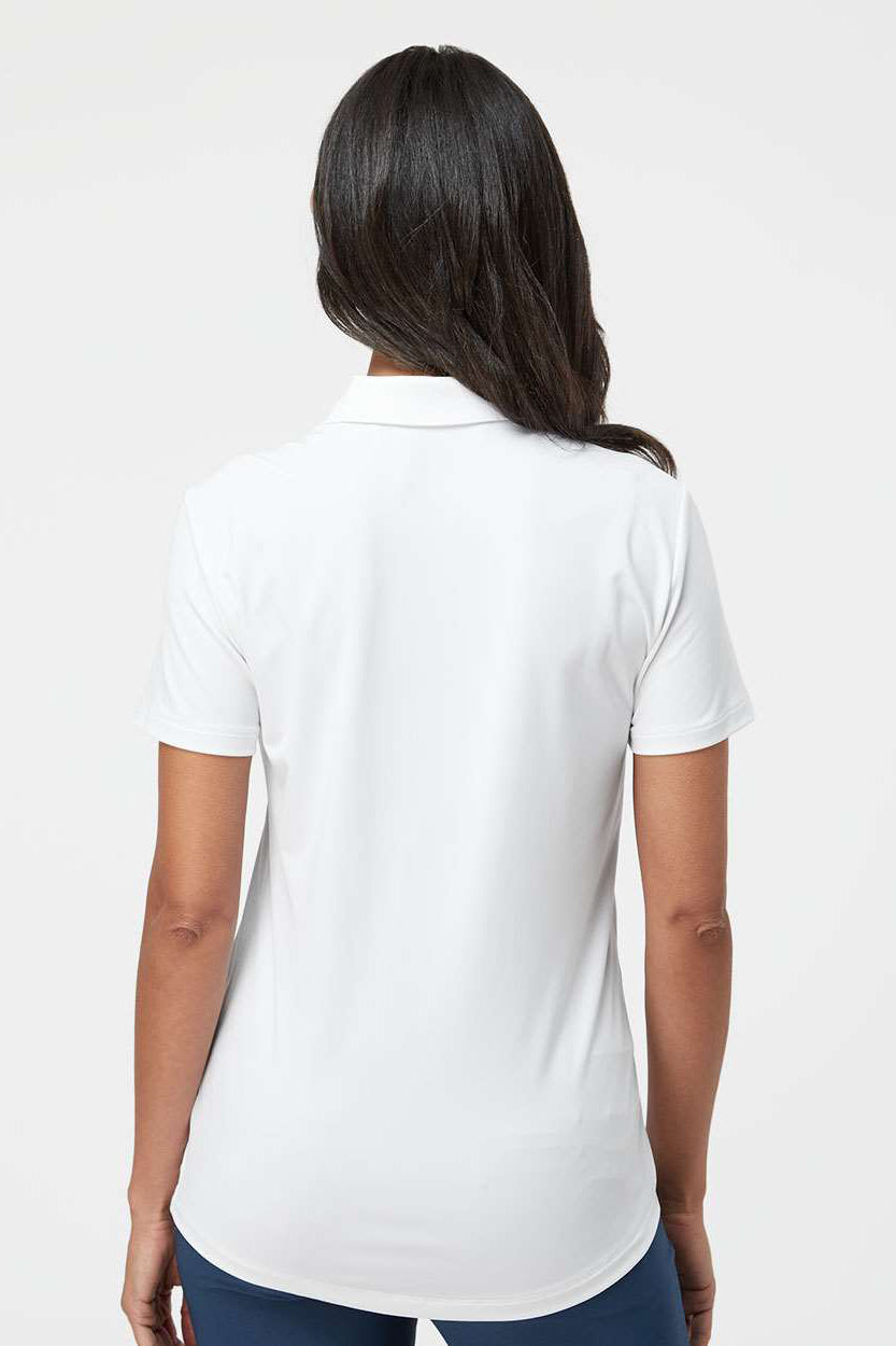 Adidas A515 Womens Ultimate Short Sleeve Polo Shirt White Model Back