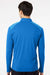 Adidas A520 Mens Shoulder Stripe Moisture Wicking 1/4 Zip Sweatshirt Glory Blue Model Back