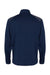 Adidas A520 Mens Shoulder Stripe Moisture Wicking 1/4 Zip Sweatshirt Team Navy Blue Flat Back