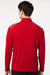 Adidas A520 Mens Shoulder Stripe Moisture Wicking 1/4 Zip Sweatshirt Team Power Red Model Back