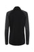 Adidas A521 Womens Stripe Block Moisture Wicking 1/4 Zip Sweatshirt Black Flat Back